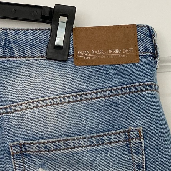 ZARA denim embroidered shorts - Picture 8 of 8